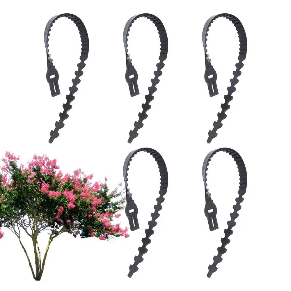 Flexible Garden Plant Ties Heavy Duty Adjustable Plant Twist Ties 5X Reusable Tree Training System Shrub Tying Tool For