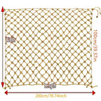 200x100cm Garden Plant Protective Fence Netting Mesh Framework Decoration For Garden Plant Cover Protection Pet Anti-Fall Net