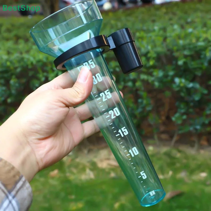 35mm Rain Gauge Rainwater Meter Water Rain Measurement Tool Outdoor Garden Ground Rainfall Guage