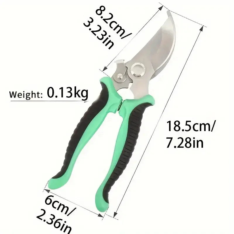 Pruner Garden Scissors Professional Sharp Bypass Pruning Shears Tree Trimmers Secateurs Hand Clippers For Garden Beak Scissors