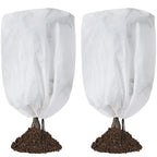 Winter Plant Cold-proof Cover Plant Protection and Warmth Covers Drawstring Zipper Fixed Non-woven Fabric Casing Outdoors Garden