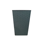 Large Flowerpot Imitation Metal Plastic Tall Planter Garden Accessories Brick Pattern Square Flower Pots With Inlet Watering