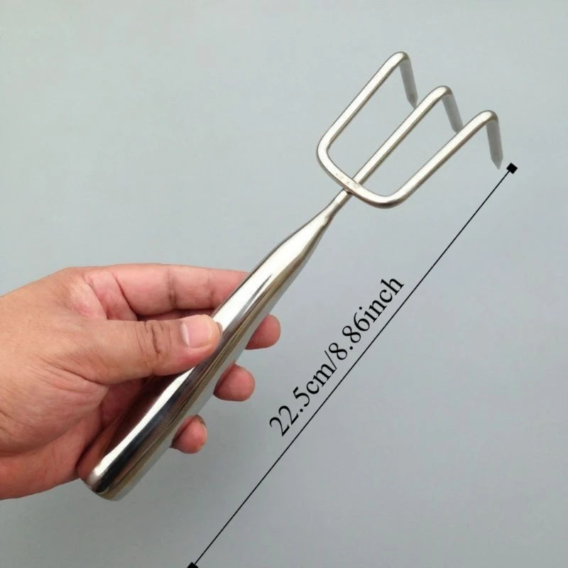 3/5 Claws Garden Hand Rake Manual Integrated Small Leaf Rakes Gardening Tool Stainless Steel Weeding Removal Puller Garden Yard