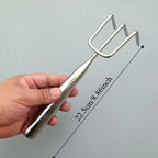 3/5 Claws Garden Hand Rake Manual Integrated Small Leaf Rakes Gardening Tool Stainless Steel Weeding Removal Puller Garden Yard