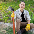 Weeding Hoe Digging Soil Durable Hoe Agricultural Hoe reusable Household Outdoor Farming Tools for Planting digging soil weeding