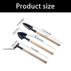 367D Practical Handheld Plant Care Tool Including Flat Shovel Pointed Trowel And Fine Rakes Soil Loosening Equipment