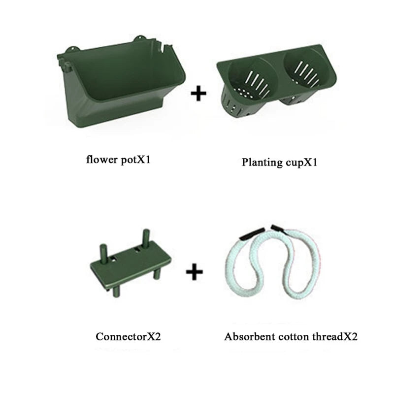 Wall Hanging Planter Vertical Plant Pouch Pot Garden Planter Container Flowers Vegetables Herbs Indoor Outdoor Garden Decoration