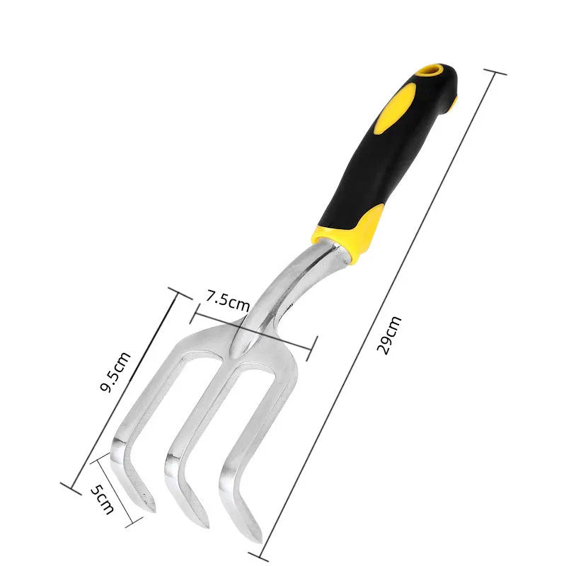 XMSJ 8PCS Multi-Function Garden Tool Hand Shovel/Triclaw Rake/Harrow/Drafter/Fork/Spade Loosening Potted Soil Planting Tools