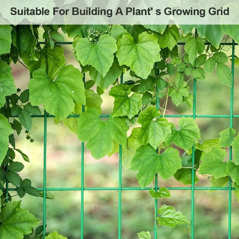 Garden Plant Twine Green Cable Ties Flexible Bendy Vine Support Twist Ties Reusable Plant Branches Rubber Coated Steel Wire