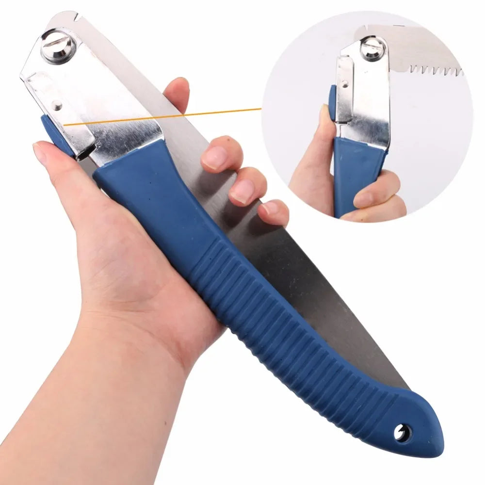 27cm Portable Garden Folding Saw Pruning Household Garden Had Steel Saw Tools Woodworking Hacksaws Home Tool