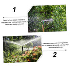 Garden Hose Quick Connect Coupler - Shut Off Valve Adapter for Watering Irrigation System Tap Faucet Fitting In-Line Connector