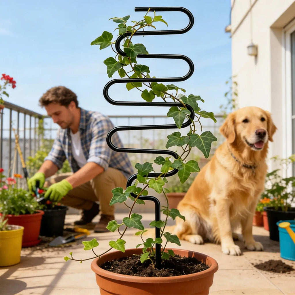 Metal Plant Support Stake, 34 cm (13.4 in) Garden Trellis