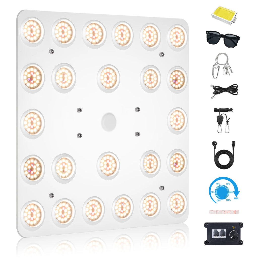 LED Grow Light 500W 600W 800W 1000W Diode Full Spectrum Silent Quantum Board Used for Greenhouse Tent Hydroponic Plant