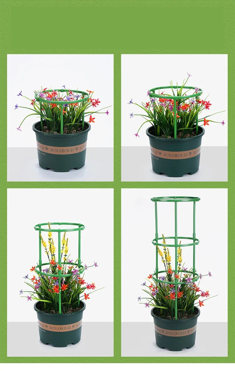 Plastic Plant Support Stakes for Flowers and Greenhouses