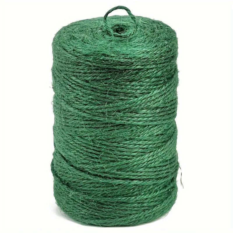2mm Garden Twine 328 Feet Strong Jute String Green Plant Ties Climbing Plants Tomatoes Floristry Crafts Diy Knitting Crocheting