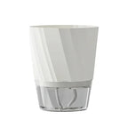 Clear Watering Pot Automatic Watering Planter Lazy Planter pot self Watering Container Lazy Flower Pot White Fully Transparent