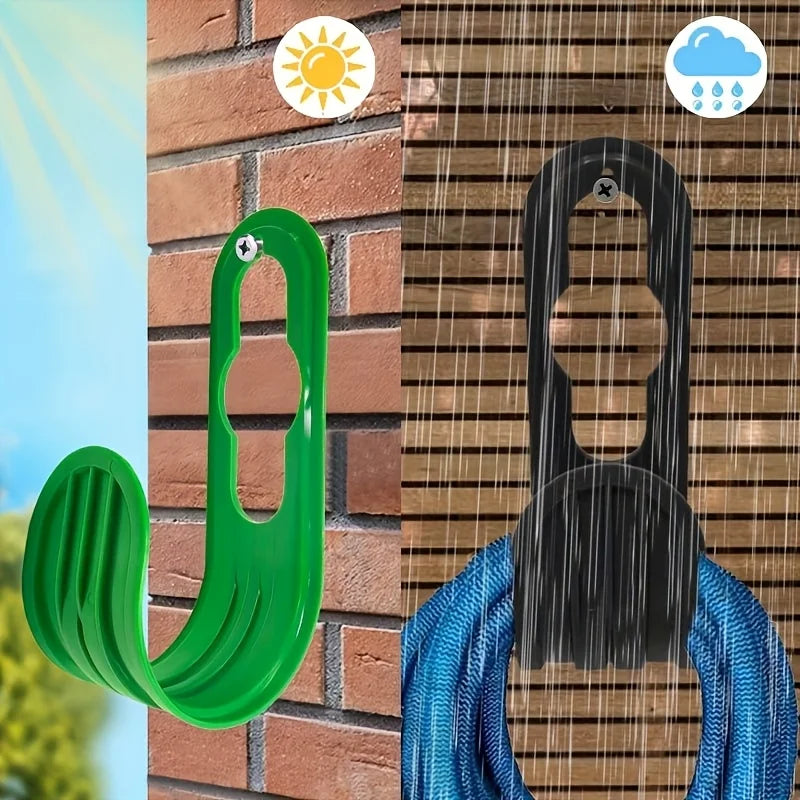 Space Saving Wall Mounted Garden Hose Bracket Is An Choice for Outdoor Lawn Care and Gardening Tools Storage Hook Indoor Wall