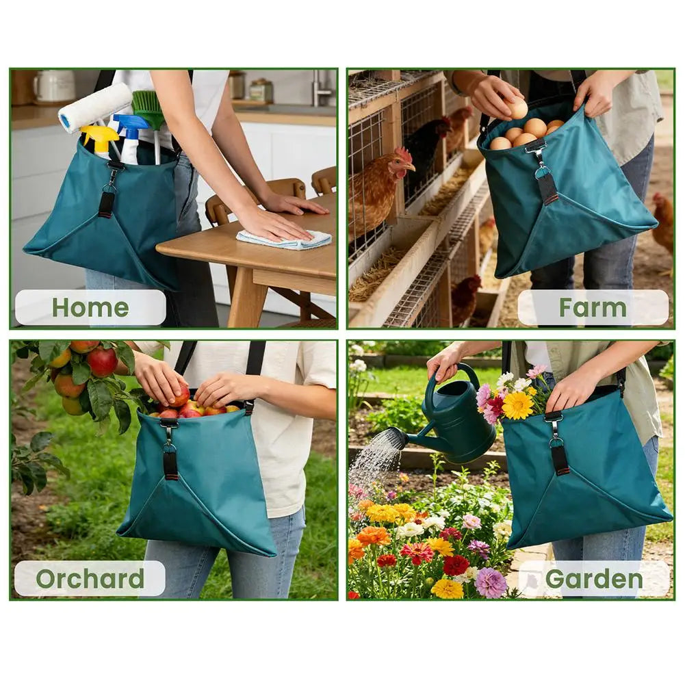 Waterproof Gardening Apron Gardening Apron Harvest Harvest Picking Apron Portable Wear Resistant Comfortable Multi Purpose Bag