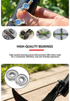 Weed Remover Set with Roller Manual Weed Remover No Need to Bend Over for Garden/ Sidewalk/ Driveway Cracks Elderly