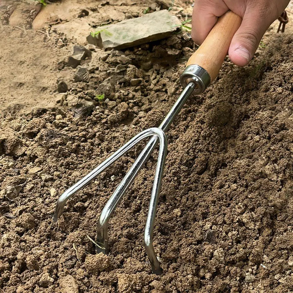 Garden Hand Tool Wide Shovel Hand Cultivator Rake Flowers Potted Household Plant Garden Tools for Digging Transplanting Weeding