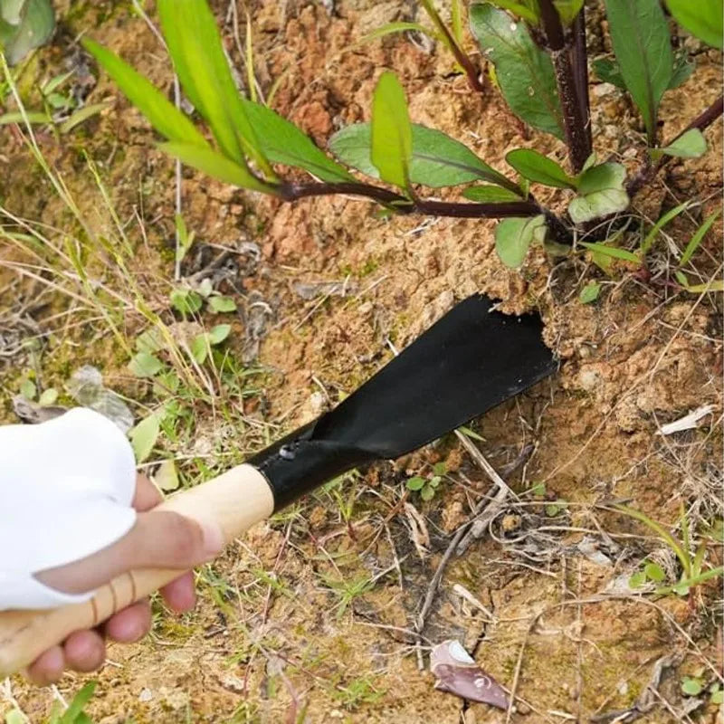 Metal Garden Tools Digging Transplanting Vegetables Flower Planting Hand Shovels Hoe Weeding Shovel Potting Soils Scoop Spade