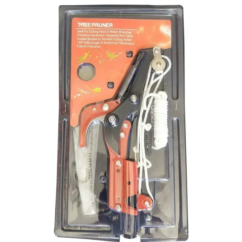 High Branch Tree Pruning Tools Telescopic and Elongated High-altitude Pruning Picking Tools Orchard Pruning Branch Pruning