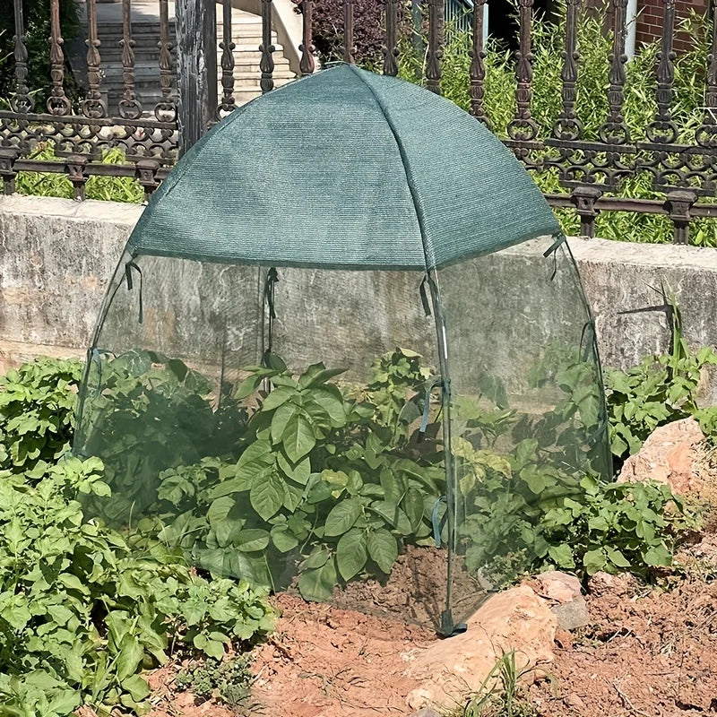 1PC Mesh Plant Sunshade Cover - UV Protection for Garden, Greenhouse, Lawn & Terrace, Durable Outdoor Gardening Fabric