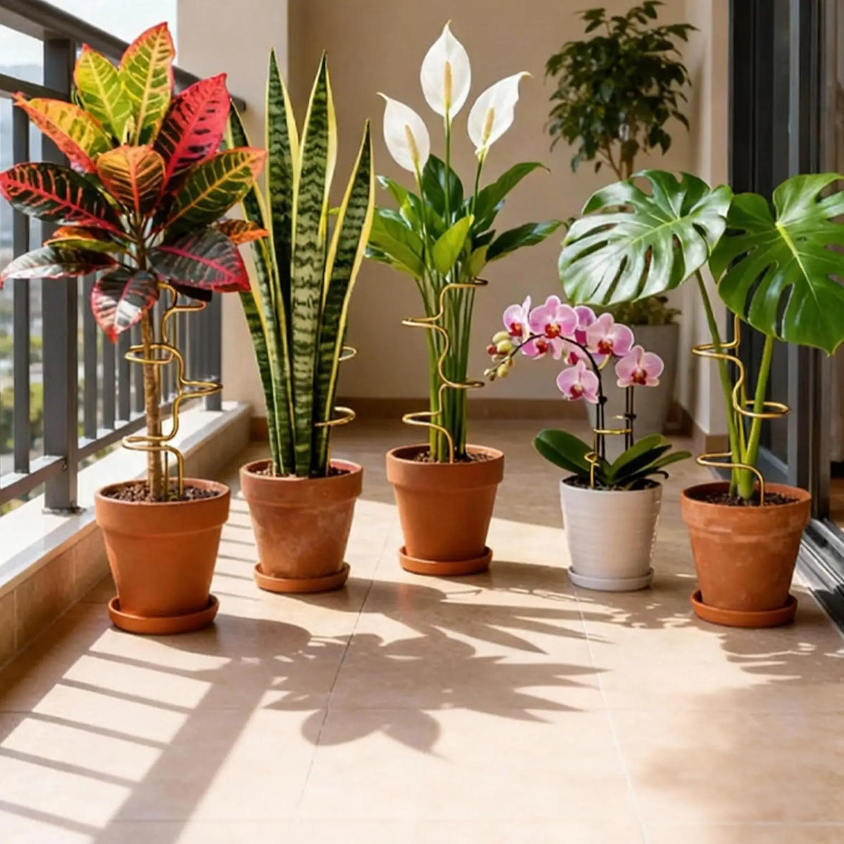 Metal Monstera Plant Support Stake, 32 cm (12.6 in)