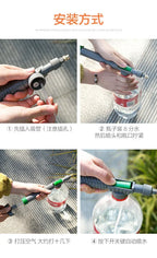 Gardening Watering Sprayer Beverage Bottle Watering Can High Pressure Small Manual Pressure Adjustable Spray Head