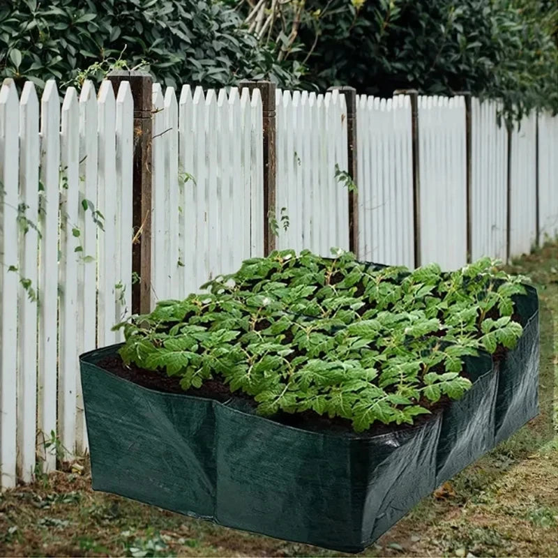4/6/8 Grids Grow Bag Plant Garden Planter Vegetable Flower Nursery Pot Flowerpot Round Cultivation Growth Container Outdoor ﻿