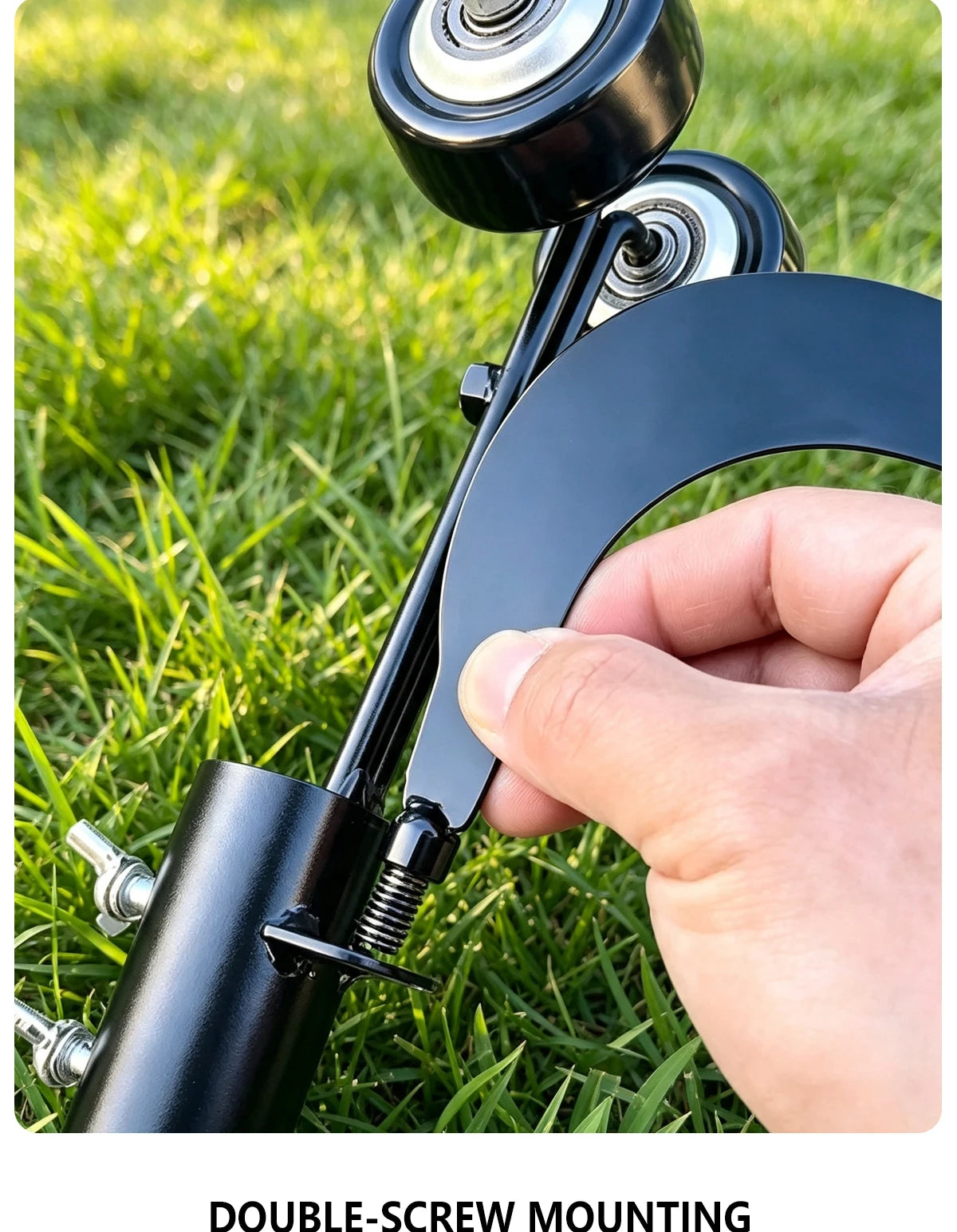 Weed Remover Set with Roller Manual Weed Remover No Need to Bend Over for Garden/ Sidewalk/ Driveway Cracks Elderly
