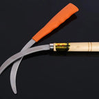 Home Garden Weeding Sickle Sharp Stainless Steel Mowing Tool with Non-Slip Handle for Gardening Weeding & Harvesting