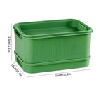 Soilless Planting Seedling Tray,Seed Sprouter Germination Tray for Growing, Bean Sprouts, Cat Grass, Wheat Grass, Mung Beans