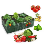 4/6/8 Grids Grow Bag Plant Garden Planter Vegetable Flower Nursery Pot Flowerpot Round Cultivation Growth Container Outdoor ﻿