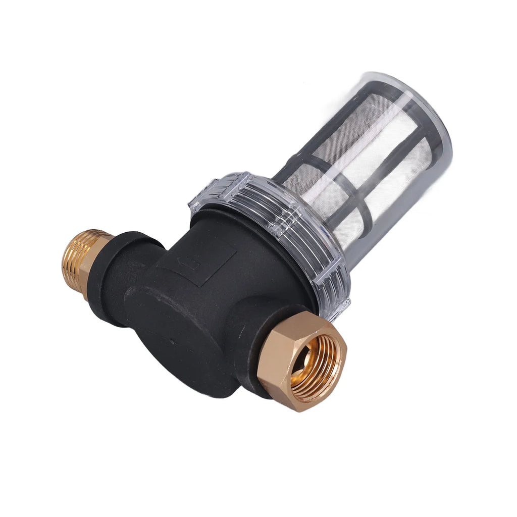 Garden Hose Filter Avoiding Blocking Engineering Plastic Whole House Sediment Water Filter 3/4 Inch Thread for Household