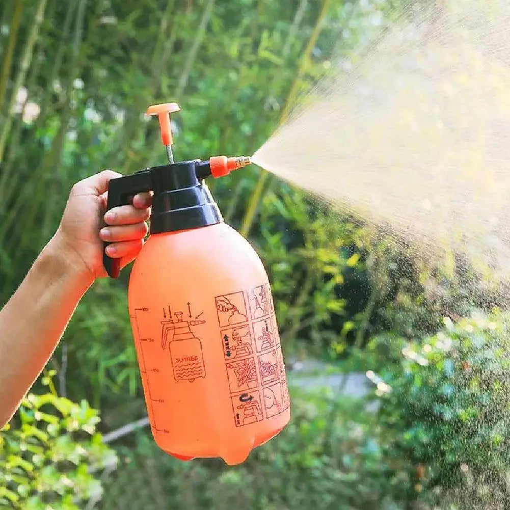 0.8/1.5/2/3L Garden Pressure Sprayer Portable Hand Pump Sprayer Watering Can with Adjust Nozzle for Garden Lawn, 2 Spray Mode