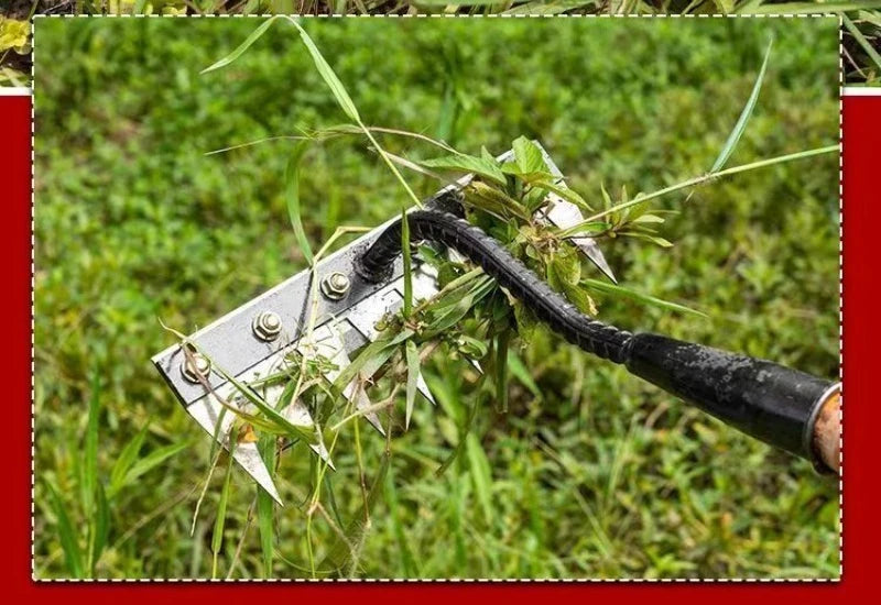 8/7/6/5teeth Garden Weeding Rake Heavy Duty Metal Gardening Hoe Weeding Rake Farm Tool for Gardening Weeding Loosening Soil Rake