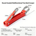 Tree Bark Scraper Pruning Knife Fruit Tree Ring Cutting Grafting Tool Multifunctional Peeling Knife