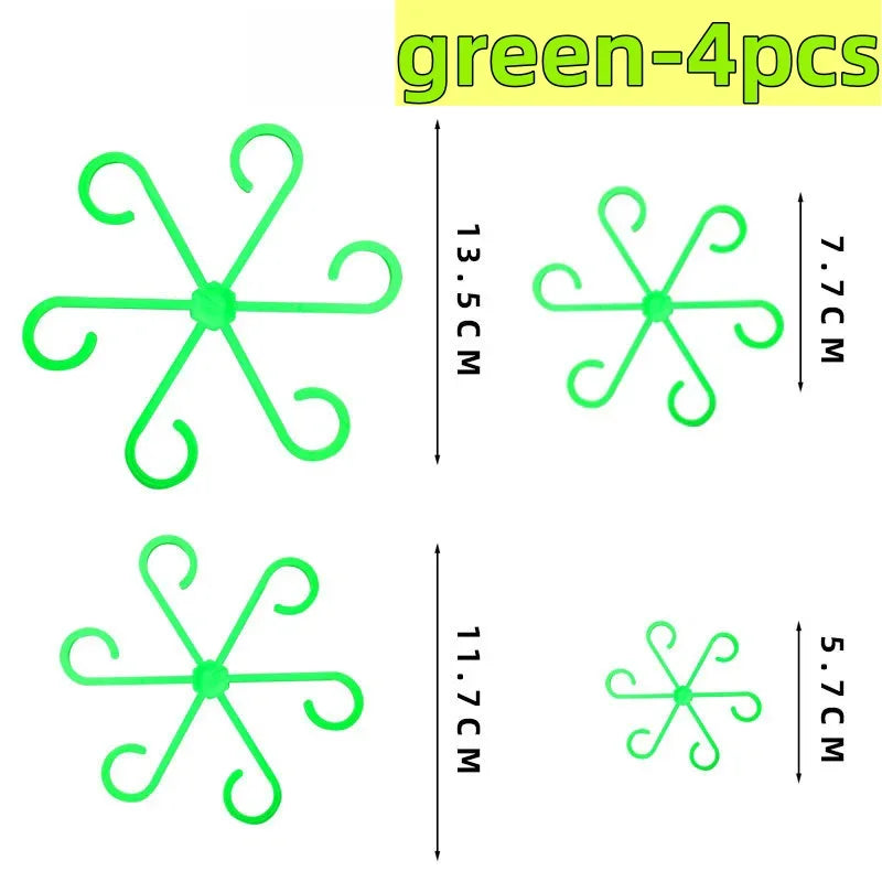 Plant Stem Support Stakes, 4-Piece Indoor Plant Supports