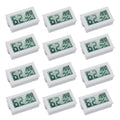 Mini Digital Hygrometer Gauge Thermometer, Temperature Humidity Meter for Humidors Greenhouse Jars Grow Tent Box Garden