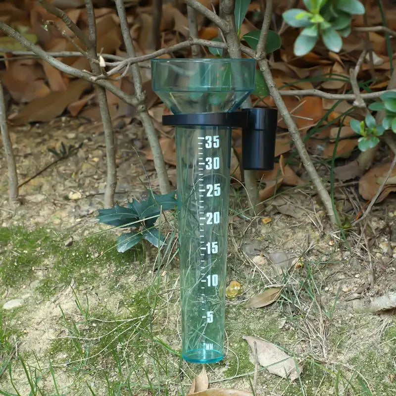 35mm Rain Gauge Rainwater Meter Water Rain Measurement Tool Outdoor Garden Ground Rainfall Guage
