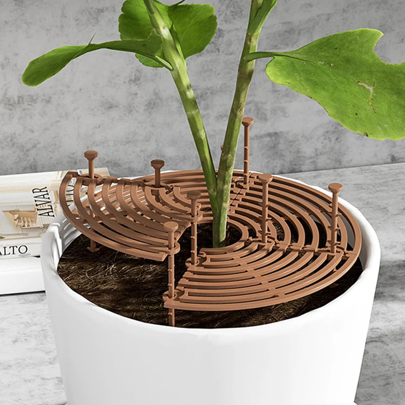 Flower Pot Cover Plant Pot Grid Flower Pot Cover Garden Plant Pot Soil Guard Cover Plant Protector Grid Protection Accessories
