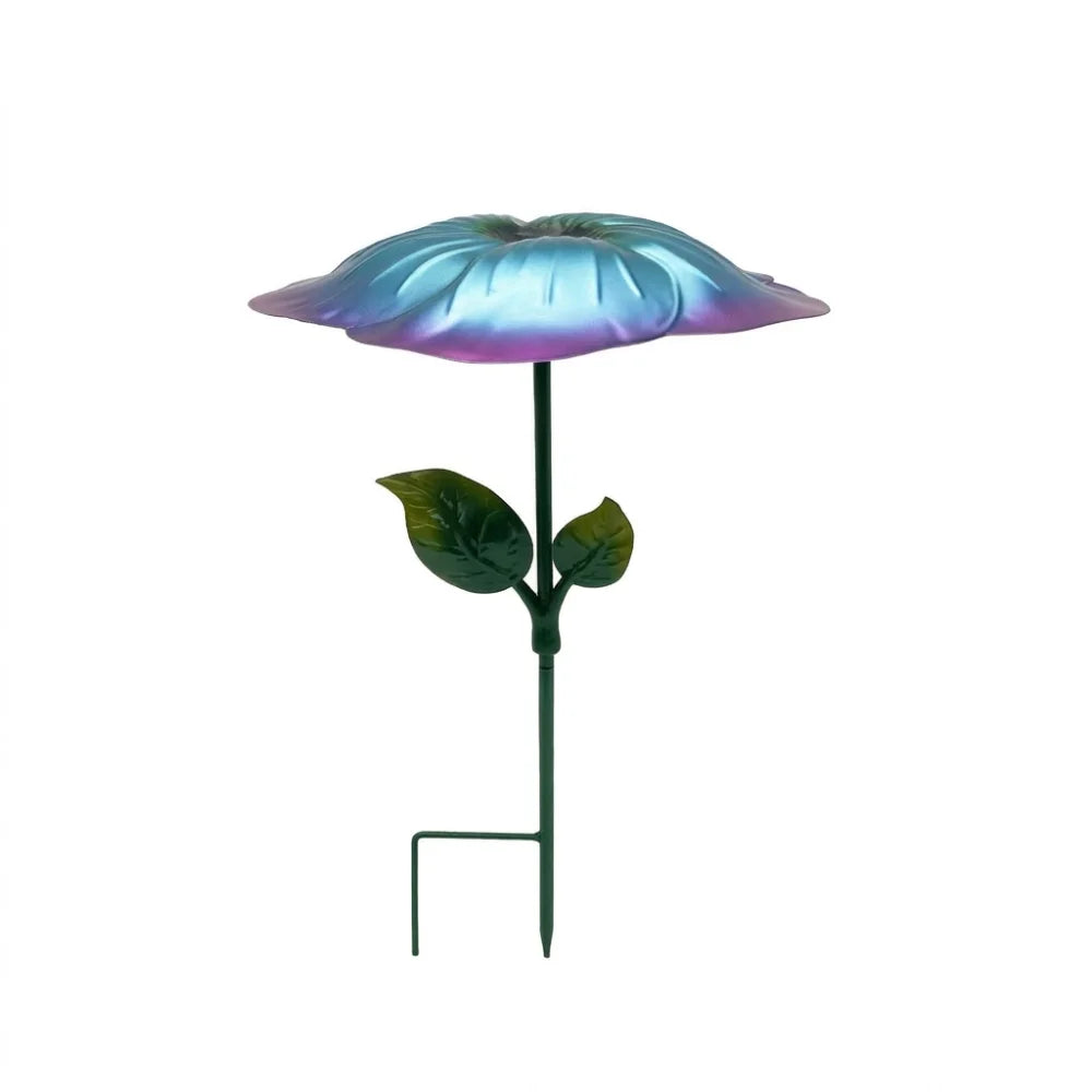 Flower Shape Plant Shade Umbrella UV Protection Iron Art Plant Sunblock Cover Weather-resistant Rust-proof Garden Shade Cover