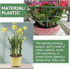 Plastic Plant Support Stakes for Flowers and Greenhouses