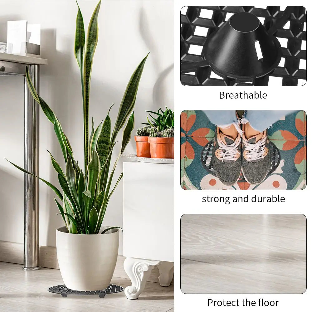 20/30/40cm Plant Pot Saucer Plant Level Pot Elevator Heavy Duty Plant Stands for Prevent Rot and Damage on Patio and Deck