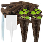 100Pcs Seed Grow Sponges Replacement Root Growth Sponges Seedling Starter Plugs Starting Seed Pod Hydroponic Garden Planting