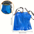 Garden Fruit Picking Bag and Mushroom Foraging Pouch with Waist Belt, Harvest Apron for Outdoor Orchard, Vegetable Gathering