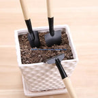 367D Practical Handheld Plant Care Tool Including Flat Shovel Pointed Trowel And Fine Rakes Soil Loosening Equipment