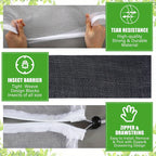 Fruit Tree Protective Cover Garden Fine Mesh Insect Netting Covers For Greenhouse Breathable Light Protect Vegetable Plants