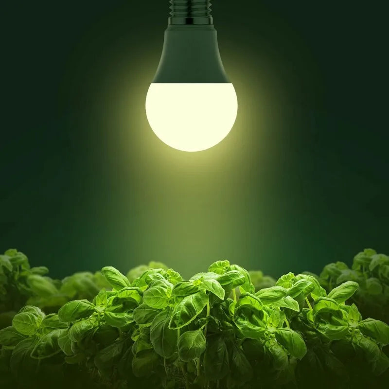 2pcs Full Spectrum Grow Light A19 Bulb 11W E26 Grow Lights for Indoor Plants Flowers Greenhouse Indore Garden Hydroponic Lamp